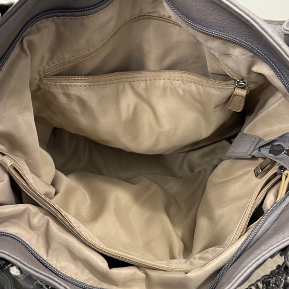 Elegant Gray Women's Handbag - Picture 4 of 5